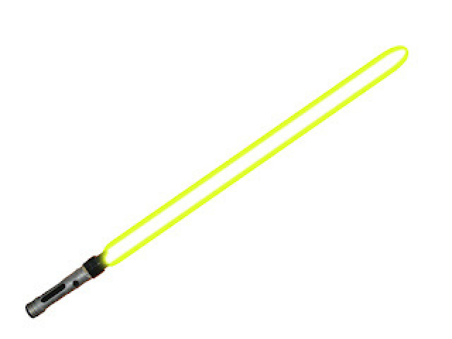 Sabre de luz amarelo