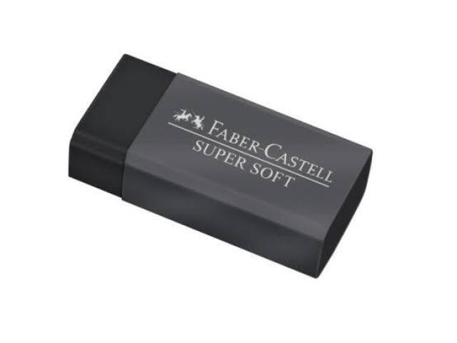 Borracha preta
Faber castell SuperSoft