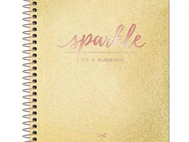 Caderno
Amarelo
"Sparkle"