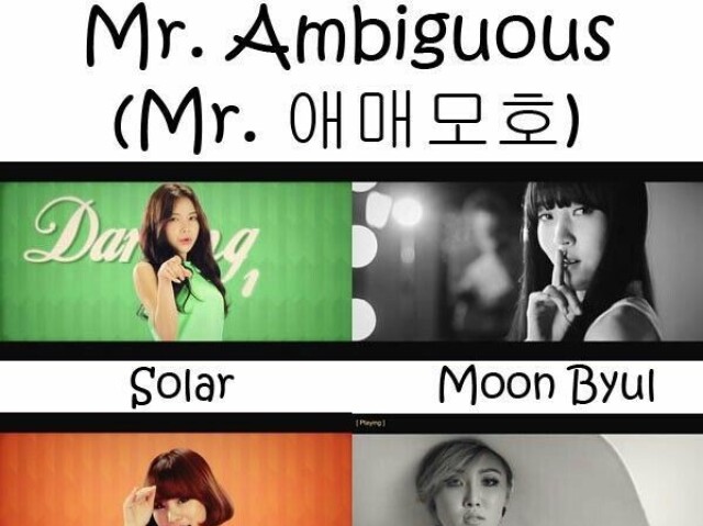 Mr.ambiguos(mamamoo)