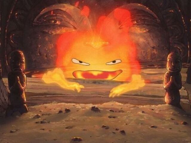 A lareira do Calcifer