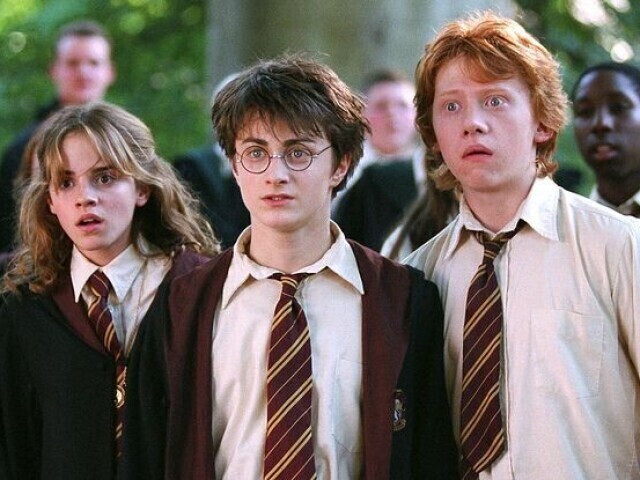 Harry Hermione e Ron