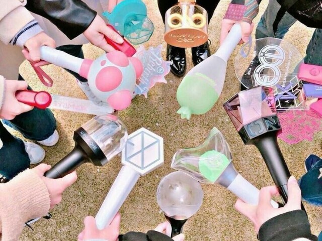 Acerte a lightstick de k-pop