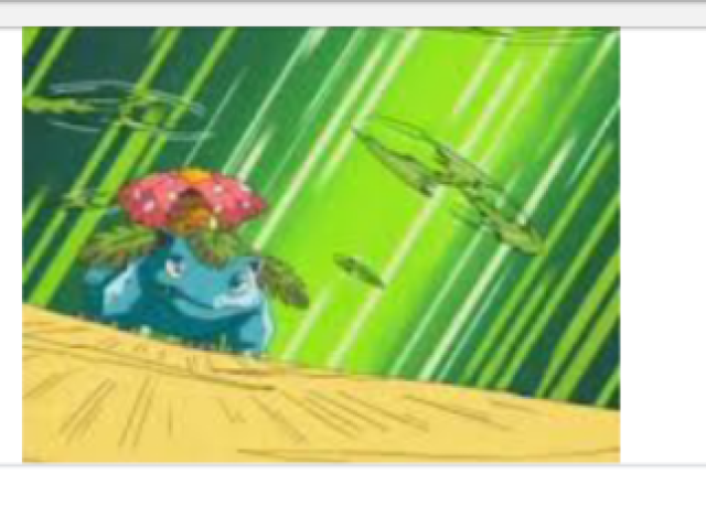 Folha navalha (venusaur)