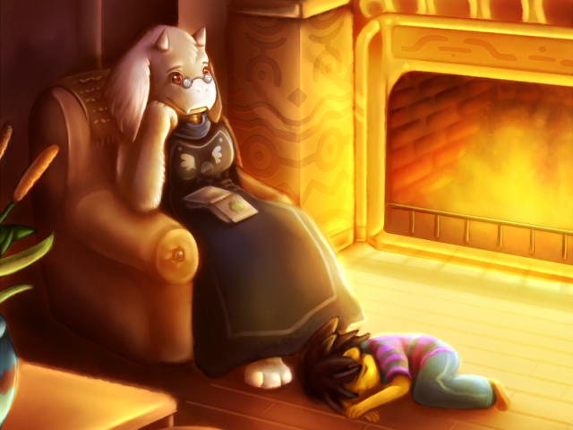 Esta na casa da toriel