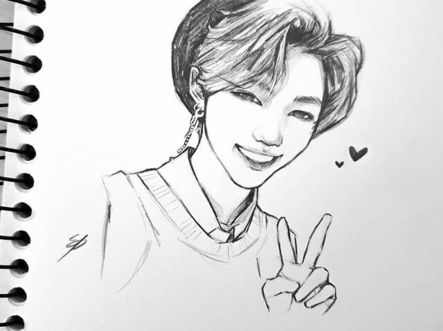 desenhos de k-pop