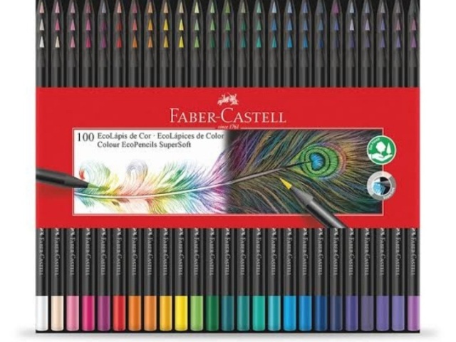 Um da faber castel de 100 cores