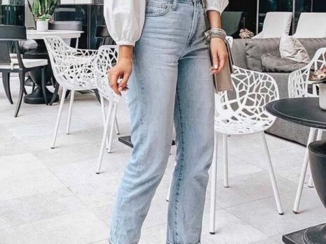 Calça jeans simples