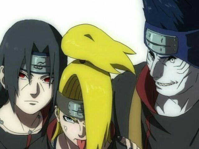 itachi,kisame e deidara