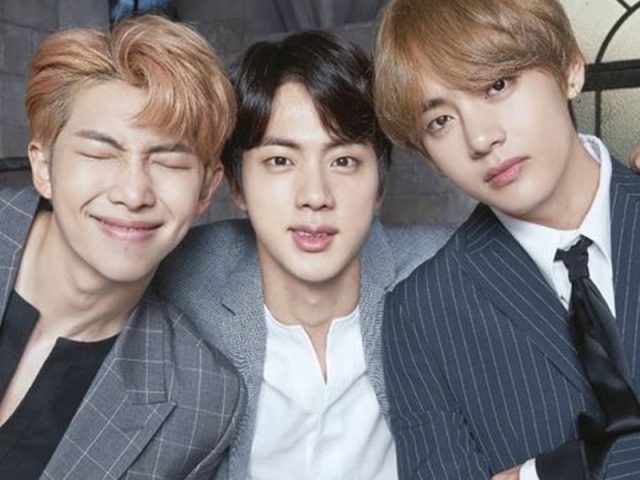 Jin, Namjoon e V - BTS