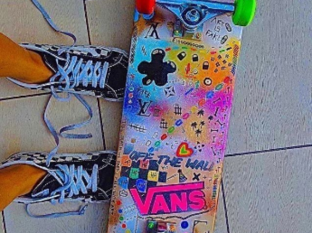 bora personalizar o skate