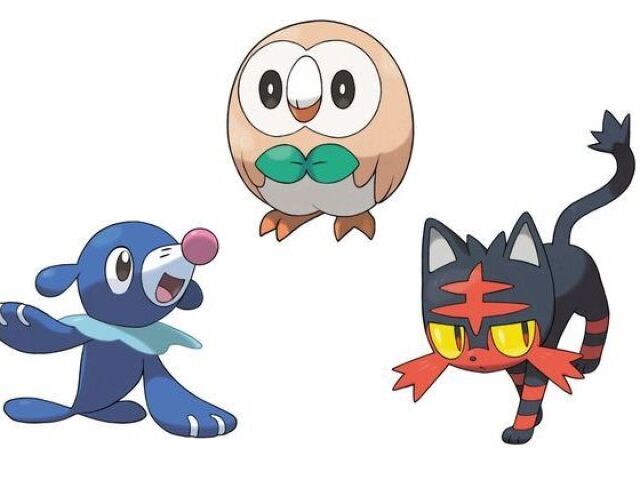 Rowlet, Litten e Popplio