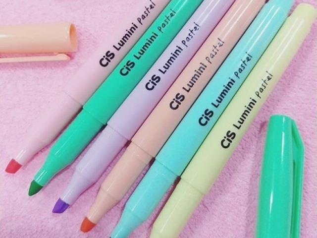 marca texto de caneta