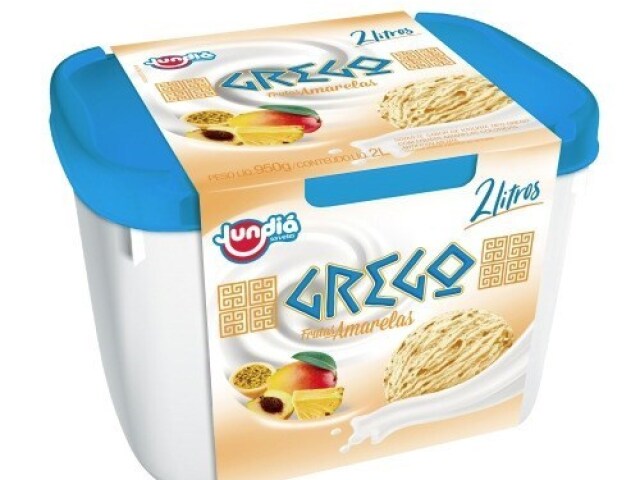 Esse sorvete tem manga, abacaxi,banana e maracujĂĄ