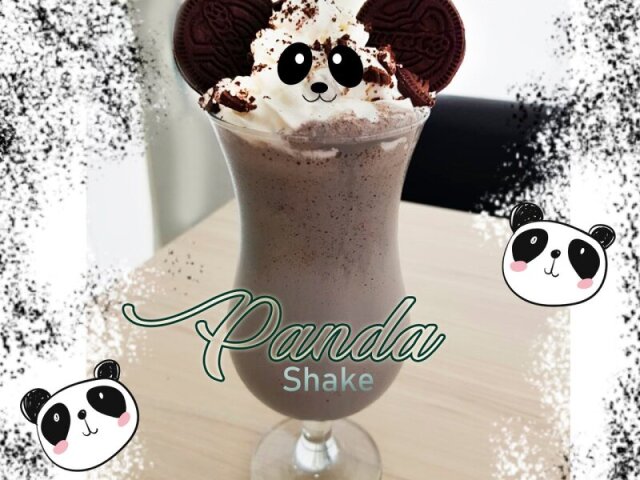 milk shake bem geladinho e fofo