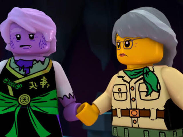 Misako e Garmadon