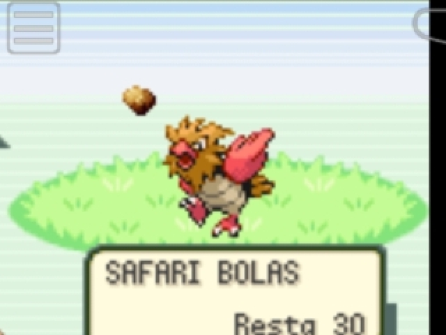 Ou joga pedra em spearow