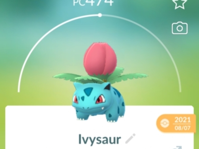 Ivysaur meu inicial