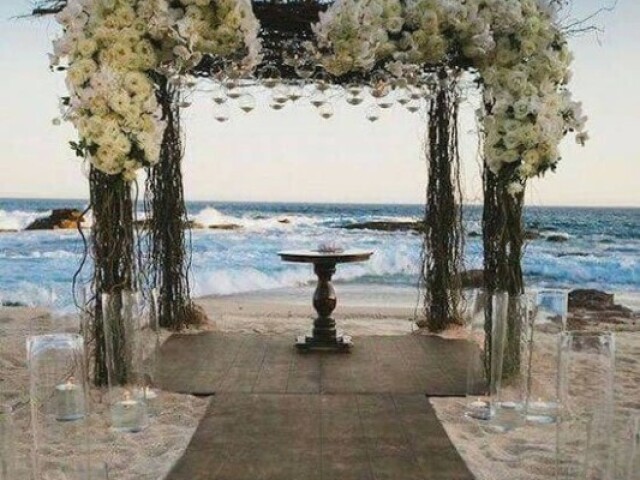 Casamento na praia!