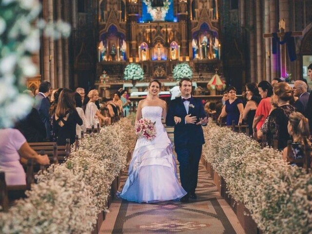 Casamento na igreja!