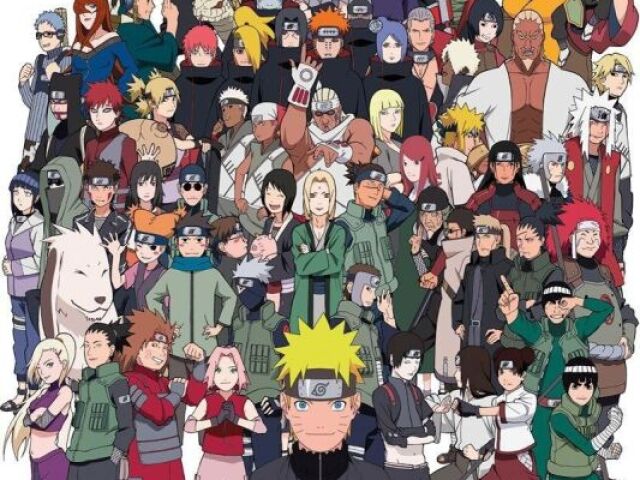 Você conhece os personagens de naruto?