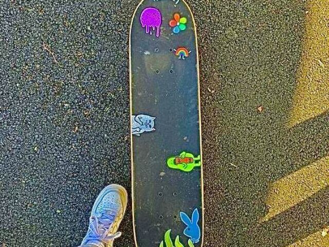 Skate colorido