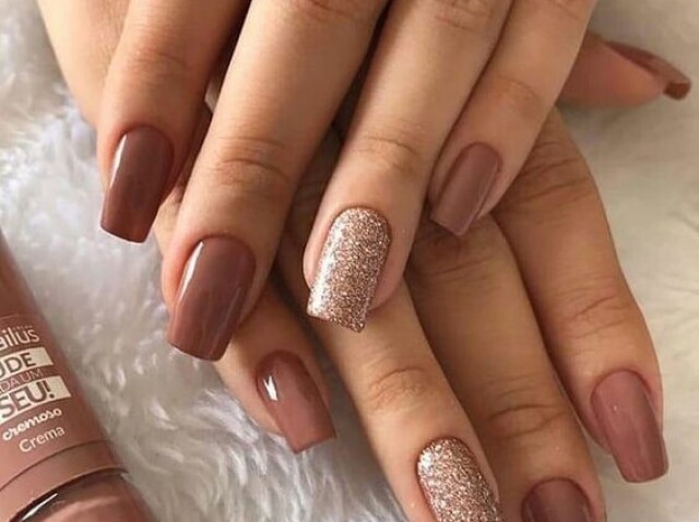 Glitter e nude