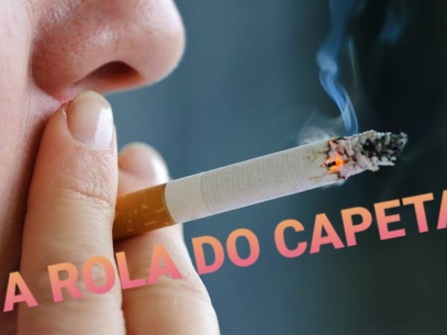 a rola do capeta (cigarro)