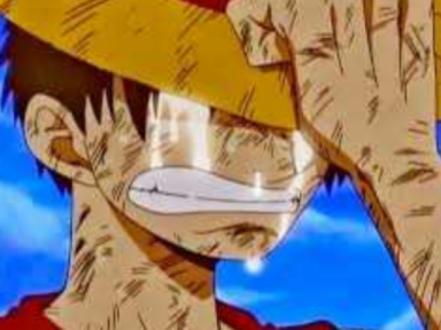 Que pena o Luffy ficou triste com o seu resultado