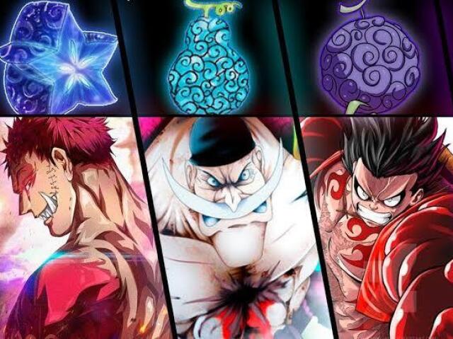 • Paramecia
Personagens que também possuem:
Luffy, Katakuri, Barba Branca, Law e Big Mom