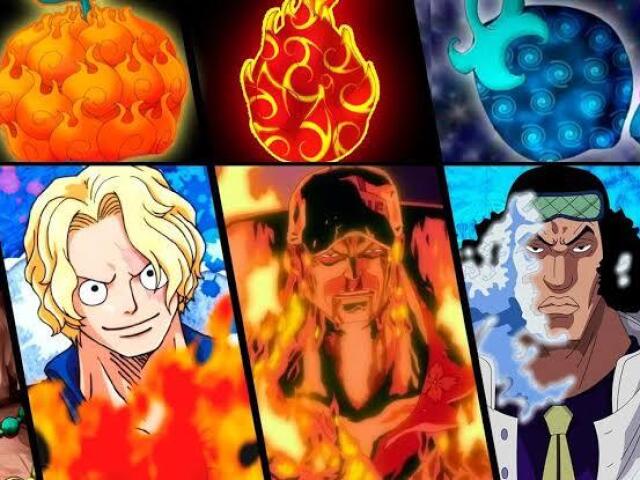 • Logia
Personagens que também possuem:
Enel, Aokiji, Ace (Sabo), Akainu e Barba Negra