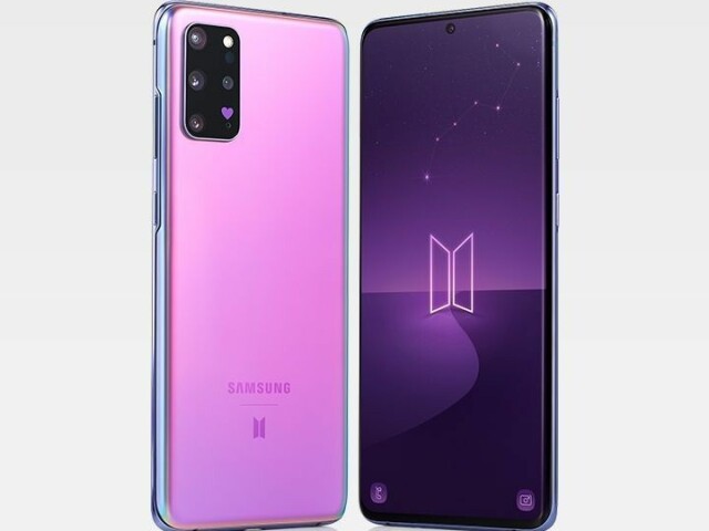 E o celular do bts que também e da marca Samsung