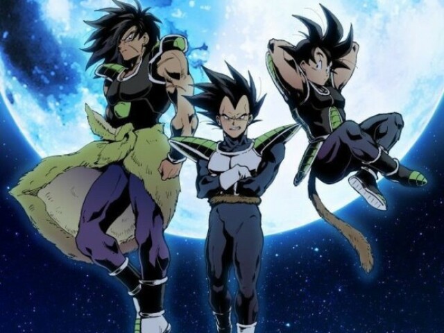 Vegeta, Broly e Goku