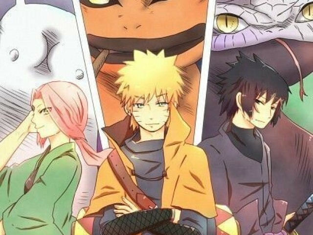 Naruto, Sasuke e Sakura