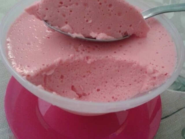 Aquele mousse de morango😊🍓