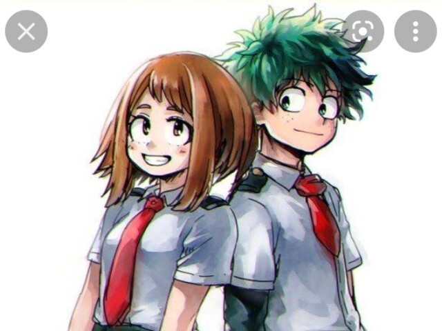 Uraraka e Deku