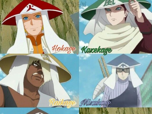 Naruto,Gaara,Darui,Chojuro,Kurotsuchi.