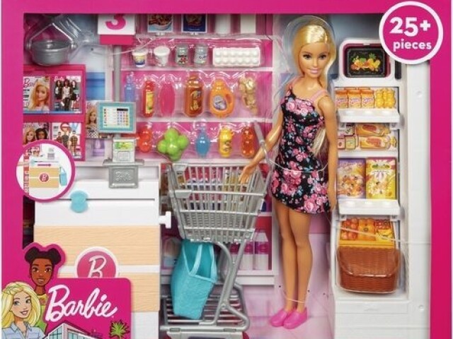 Barbie super-mercado