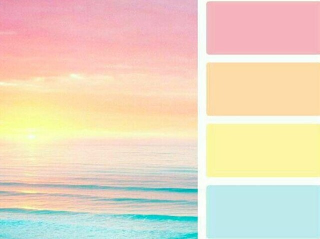 Pastel colors