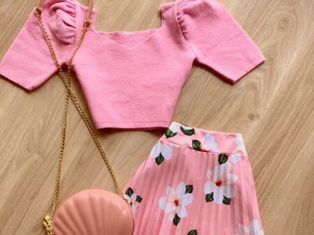 Conjunto rosa💕