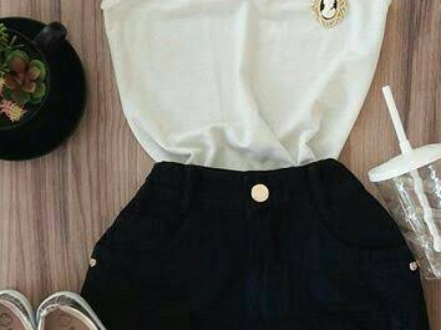 Blusa e short