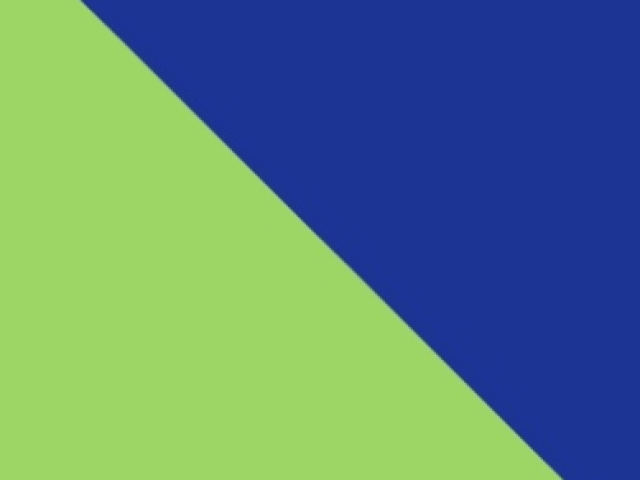 Verde e azul