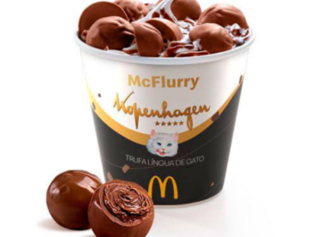 Mcflurry lingua de gato