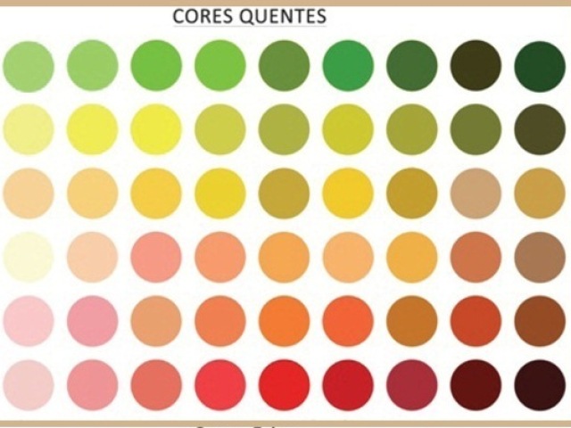 Cores quentes