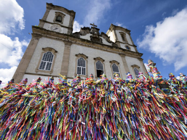 Uma linda tarde na Igreja de Nosso Senhor do Bonfim