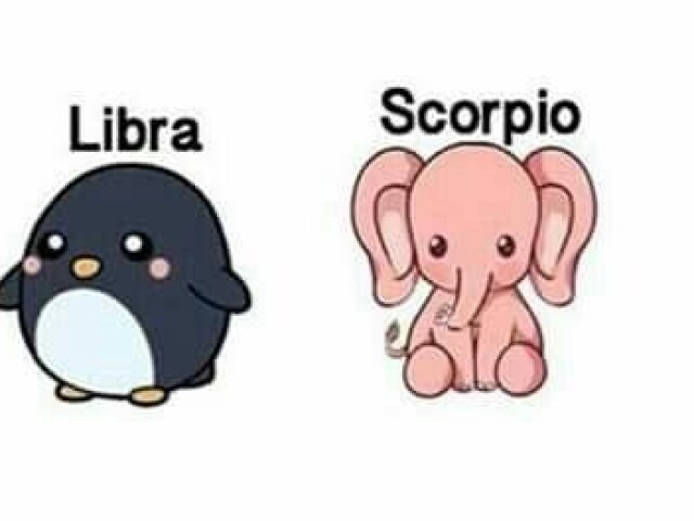 Libra ♎ e Escorpião ♏