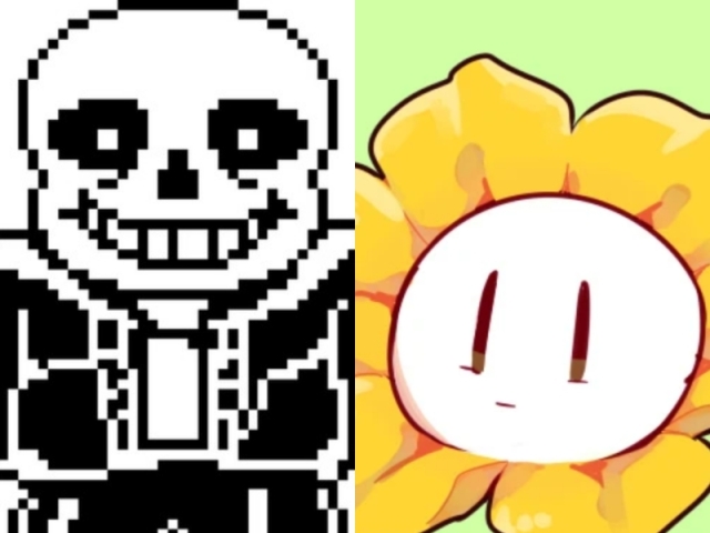 Sans e flowey