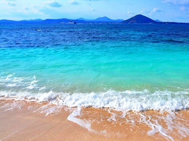 Praia haeundae mais famosa da Coreia do Sul