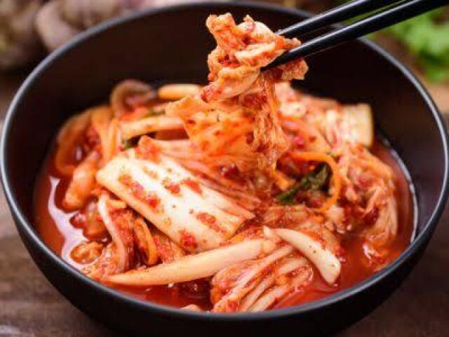 Kimchi ou qualquer outra comida coreana