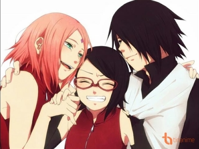 Sakura, Sasuke e Sarada